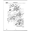 Universal/Multiflex (Frigidaire) MRT18FNBW1 ice maker assembly/installation parts diagram