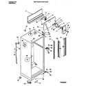 White-Westinghouse WRT18JRBD1 cabinet w/fan assembly diagram