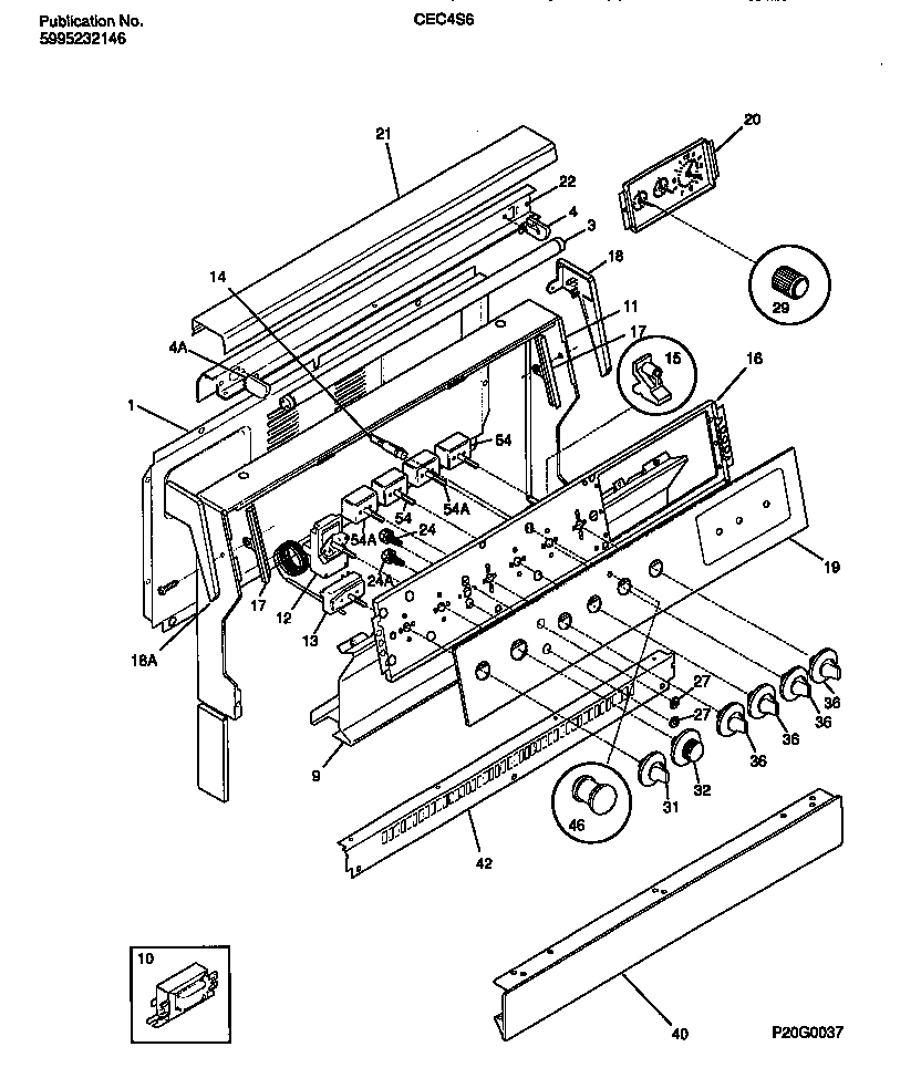 Gibson CEC4S6DXE backguard diagram