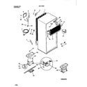 Tappan TRT17CRAW1 cooling system diagram