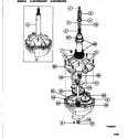 Frigidaire WA7200AWW3 transmission diagram