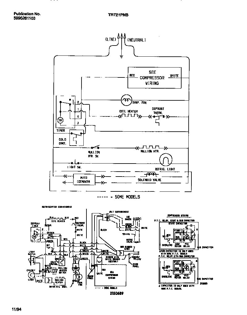 Tappan TRT21PNBW1 wiring diamgram diagram