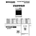 Tappan 30-4942-23-04 cover sheet diagram