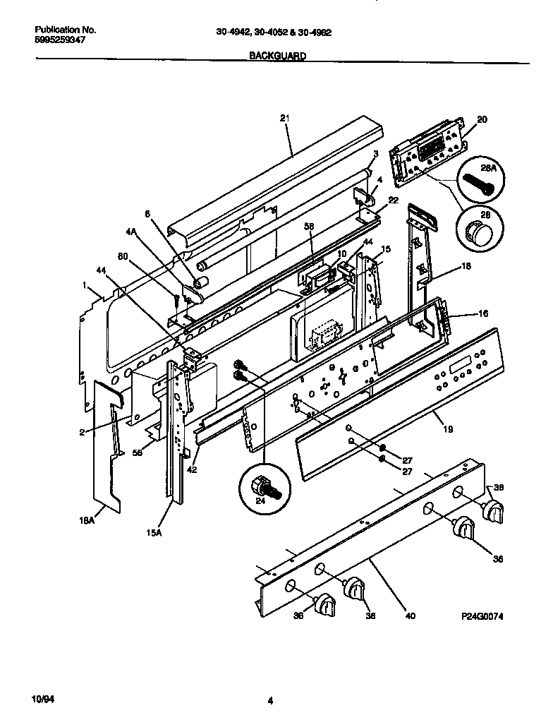 Tappan 30-4942-23-04 backguard diagram