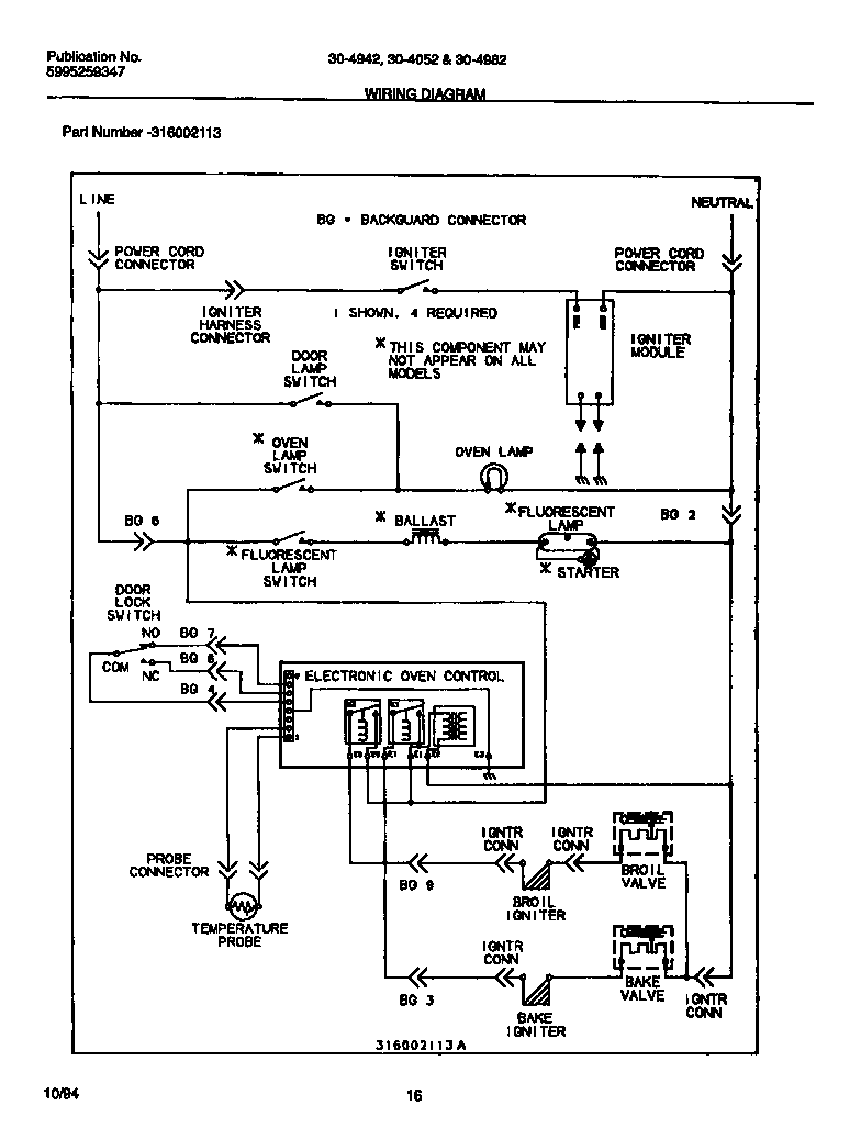 Tappan 30-4942-23-04 wiring diagram diagram