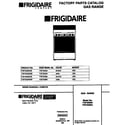 Frigidaire FGF343BAWB cover diagram