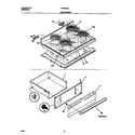 Frigidaire F04C367BTA top/drawer diagram