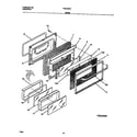 Frigidaire F04C367BTA door diagram