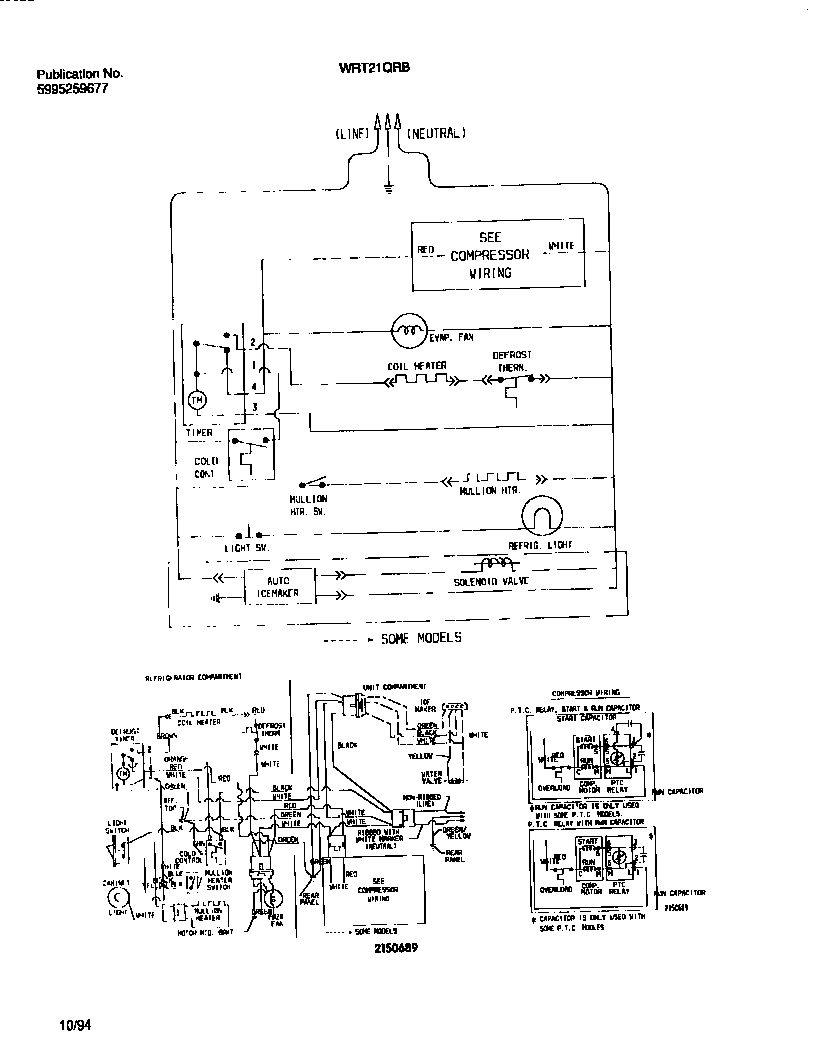 White-Westinghouse WRT21QRBW1 wiring diagram diagram