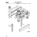 Frigidaire F04S350BWA backguard diagram