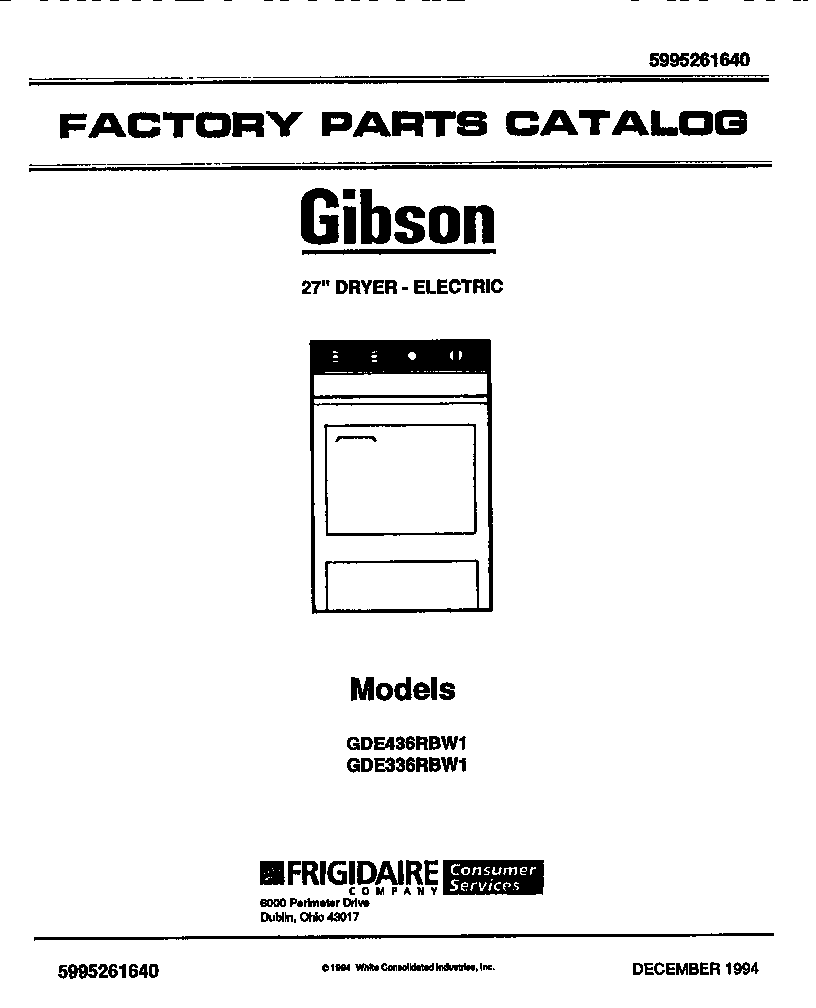 Gibson GDE336RBW1 null diagram