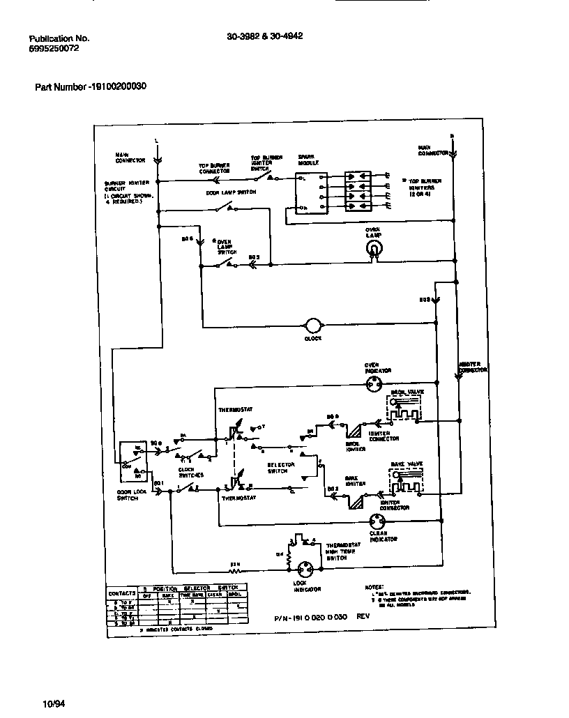 Tappan 30-4942-23-03 wiring diagram diagram