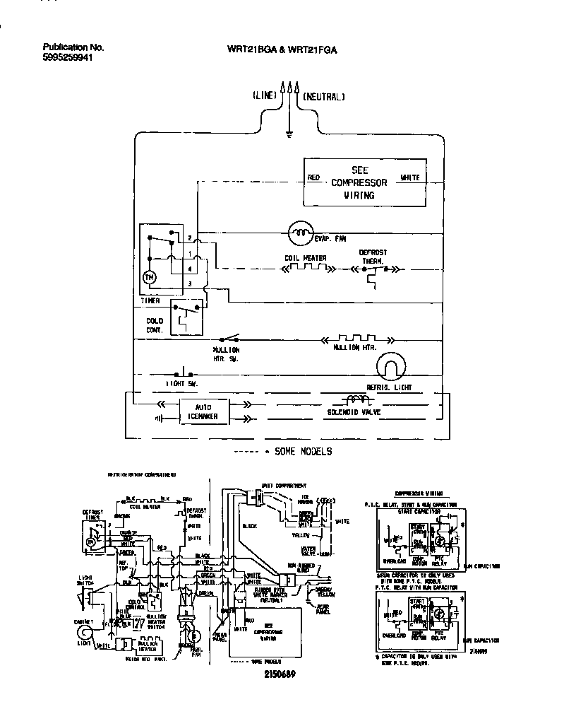 White-Westinghouse WRT21BGAW2 wiring diagram diagram