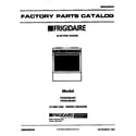 Frigidaire FES354BAB3 front cover diagram
