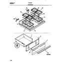 Frigidaire FGF352SBWA top/drawer diagram