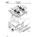Frigidaire F04B322BWA top/drawer diagram