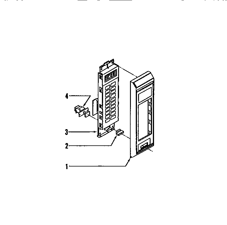 Tappan 56-8884-10-04 control panel diagram