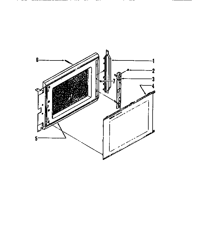 Tappan 56-8884-10-04 door diagram