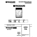 Frigidaire F71C885BB0 cover diagram