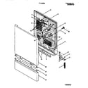 Frigidaire F71C885BB0 door details diagram
