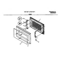 Frigidaire FMT103T1W2 door diagram
