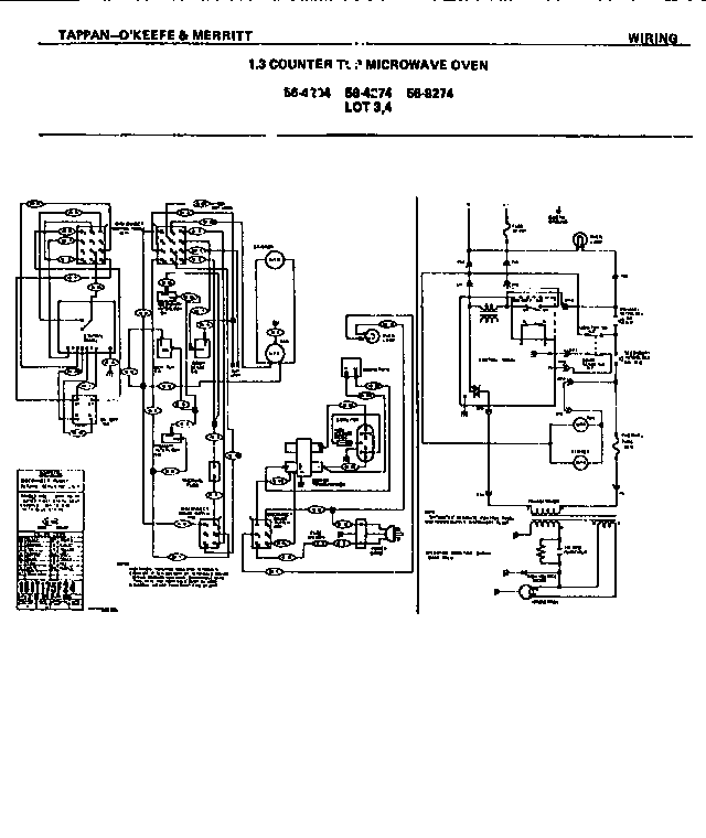 Tappan 56-4204-10-07 wiring diagram