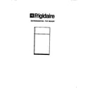Frigidaire FPD14TLL1 cover page diagram
