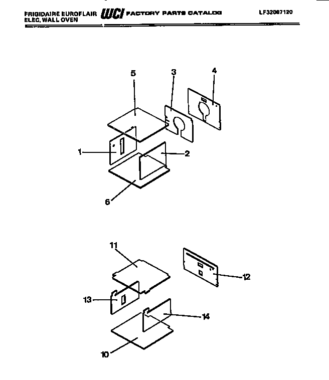 Frigidaire RBUGCF95EW insulation diagram