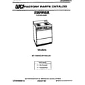 Tappan 37-1042-00-02 front cover diagram