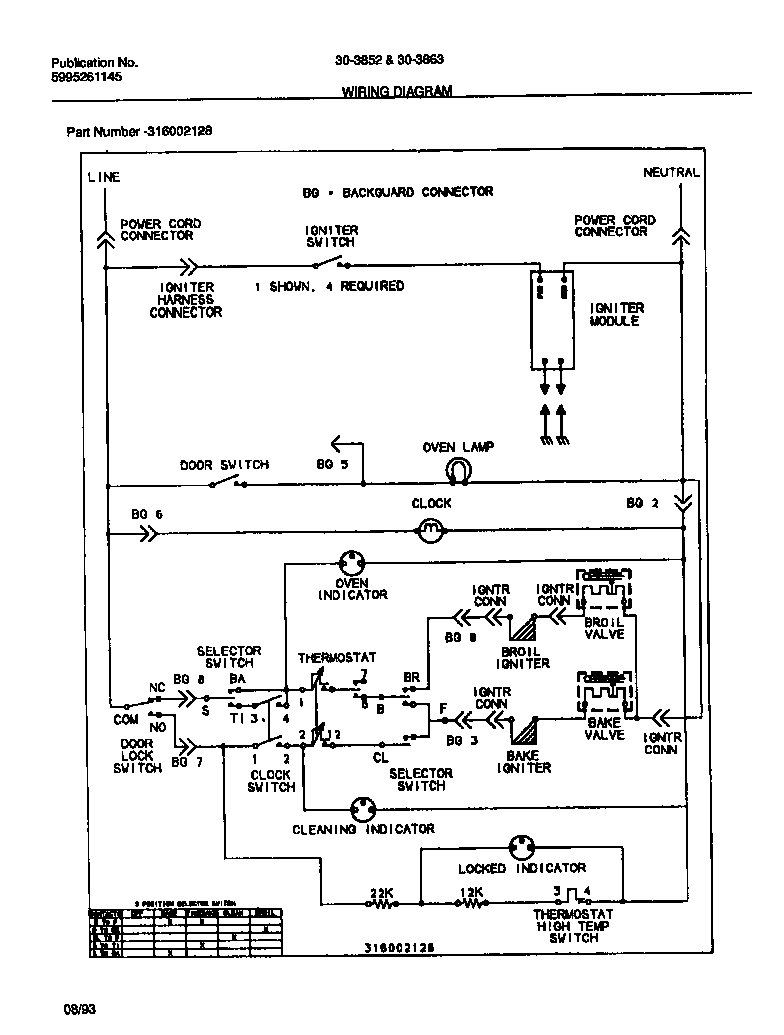 Tappan 30-3863-23-02 wiring diagram diagram