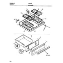 Frigidaire F64B350BWA top/drawer diagram