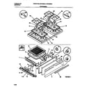 White-Westinghouse WGF321WADA top/drawer diagram