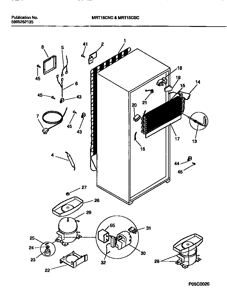 Kelvinator MRT15SCSZ0 cooling system diagram