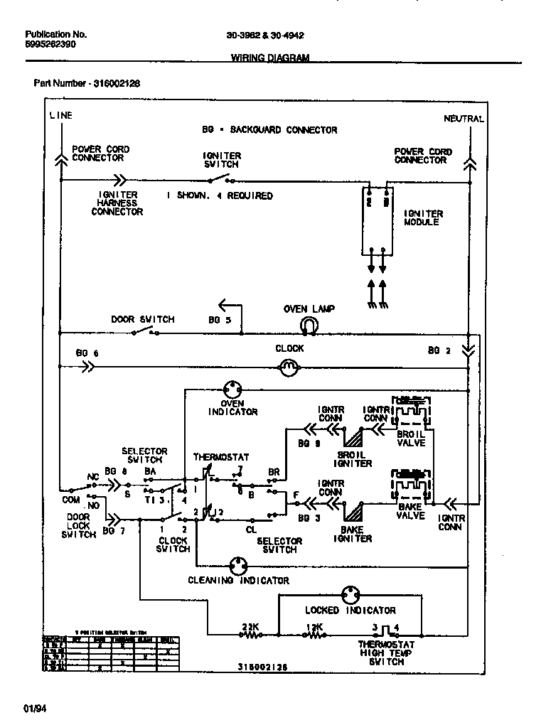 Tappan 30-3982-00-05 wiring diagram diagram
