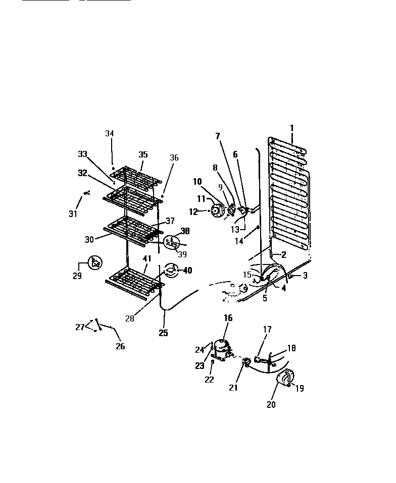 Kelvinator UFS101SM3W systems diagram