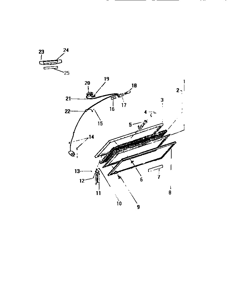 Kelvinator HFS204DMOW door diagram