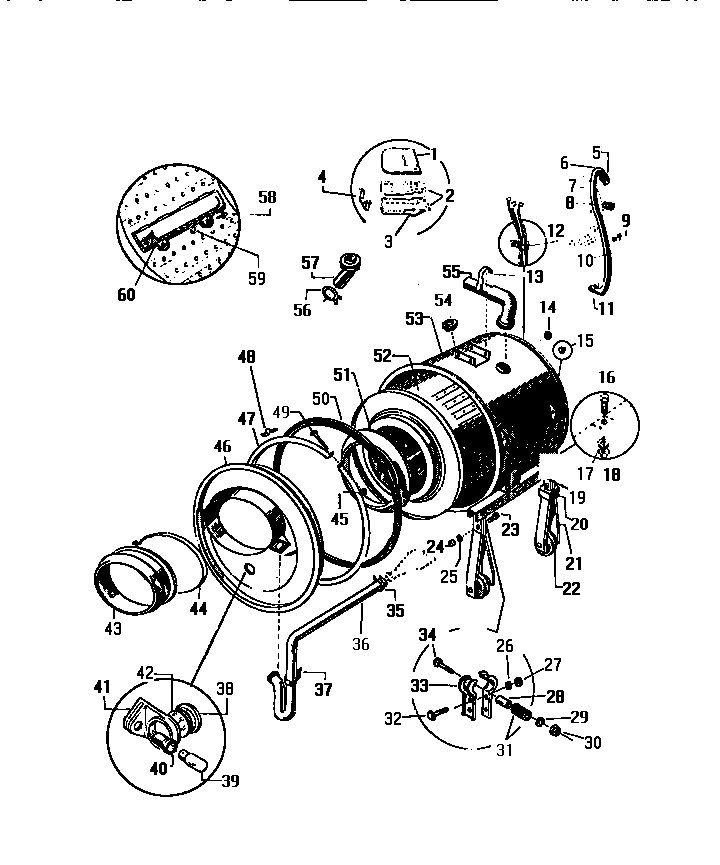 White-Westinghouse LT150JXH1 tubs diagram