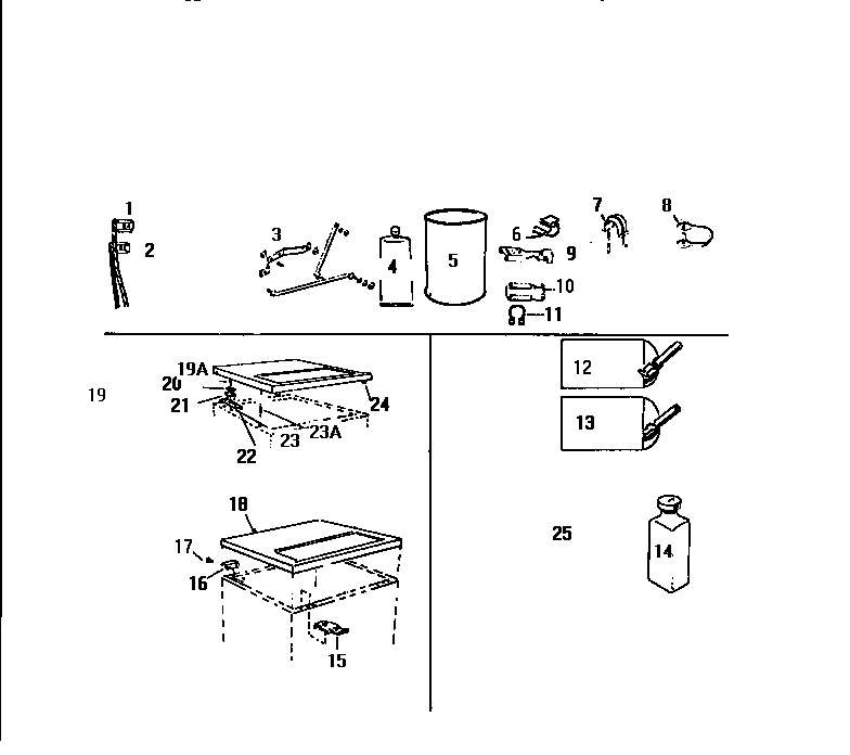 White-Westinghouse LT150JXH1 miscellaneous diagram