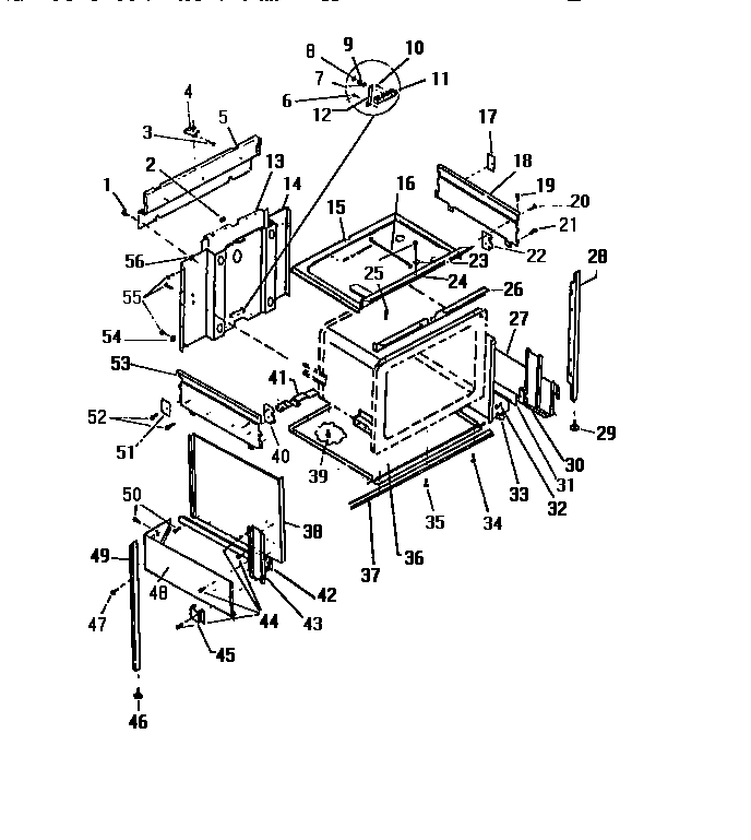 White-Westinghouse KS220GDH1 panels diagram