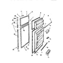 White-Westinghouse RT217JCD0 door diagram
