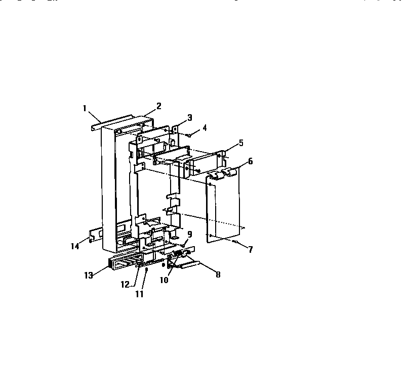 White-Westinghouse KM650HXM control panel diagram