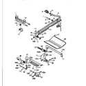 White-Westinghouse GF980HXF2 burner assembly diagram