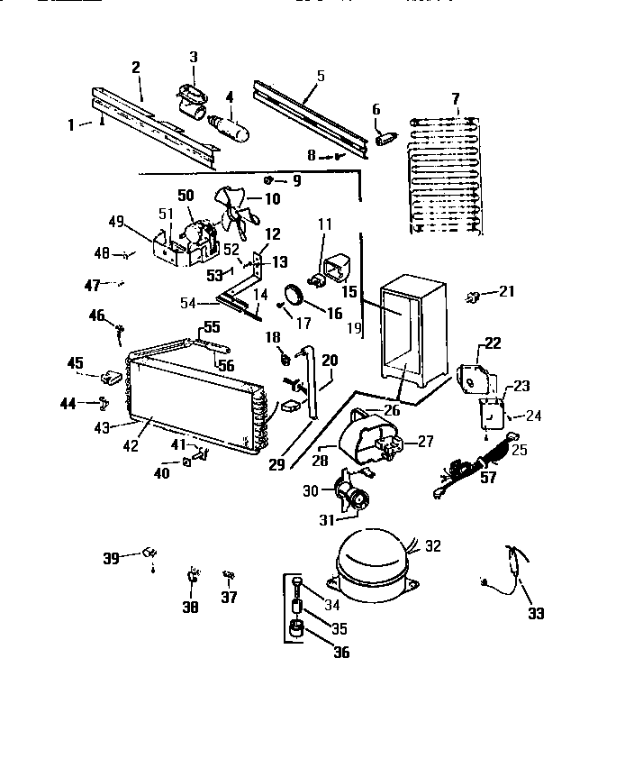 White-Westinghouse FU199JRD1 systems diagram