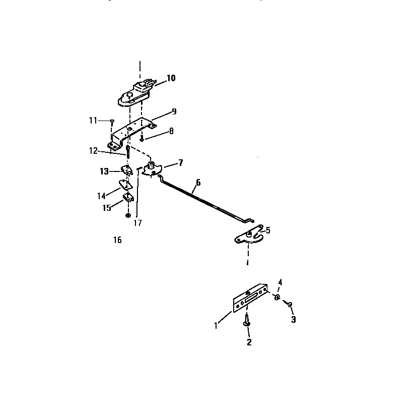 White-Westinghouse KF460GDF2 door latch assembly diagram