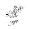 White-Westinghouse SU210JXW2 pump, motor, & components diagram