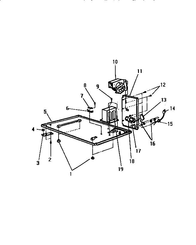 White-Westinghouse KM250HXM transformer and blower diagram