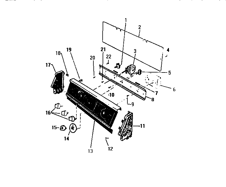 White-Westinghouse LA640JXW3 backguard diagram