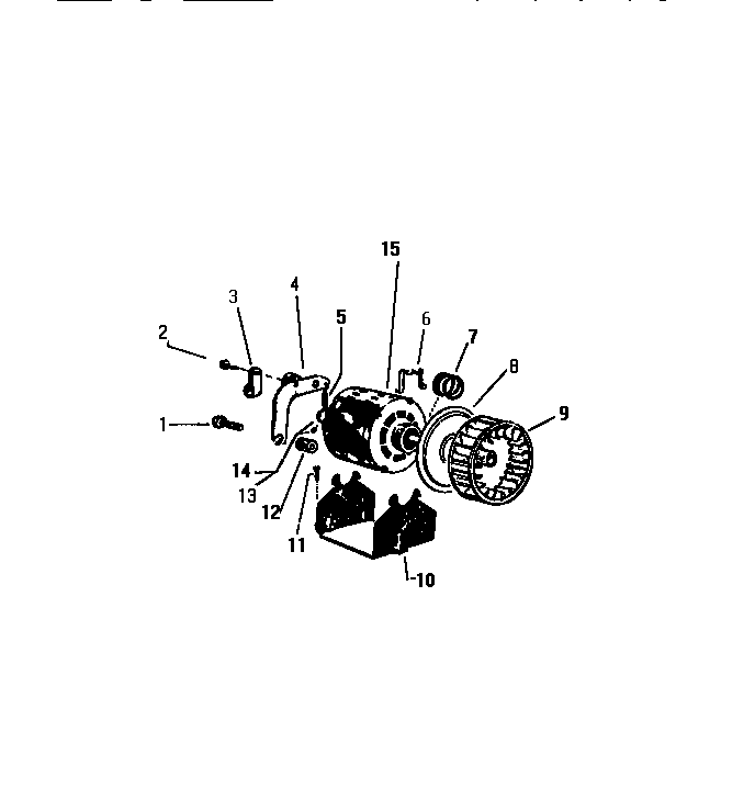 White-Westinghouse DG600JXV1 motor diagram