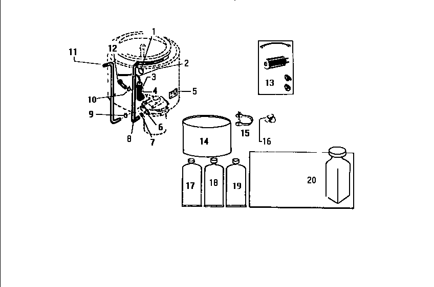 White-Westinghouse LA650JXD3 harness & miscellaneous diagram