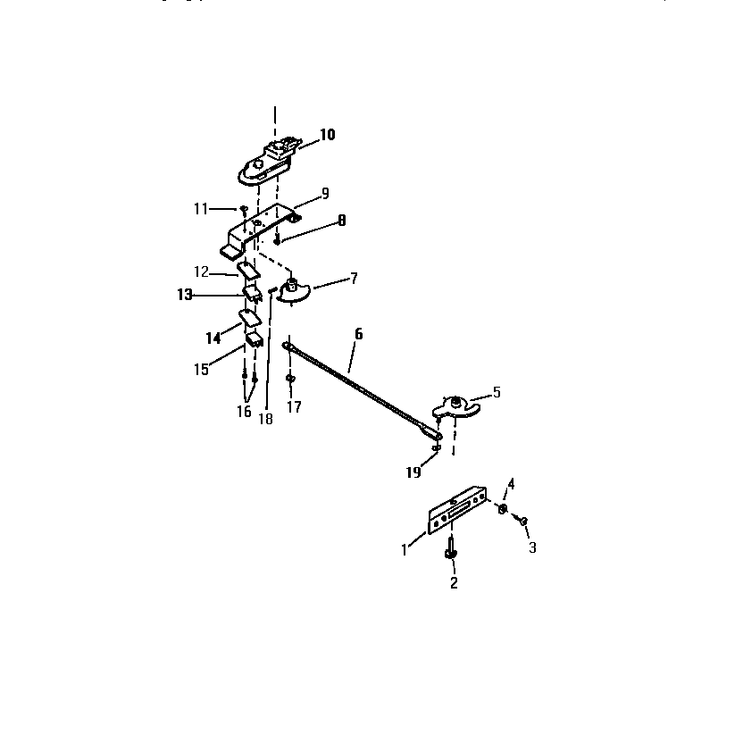 White-Westinghouse KF650GDF1 door latch assembly diagram